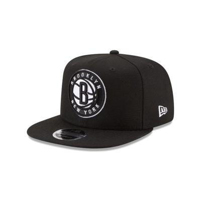 Brooklyn Nets Gorra | New Era NBA High Crown 9fifty Snapback Cap Mexico - Negros